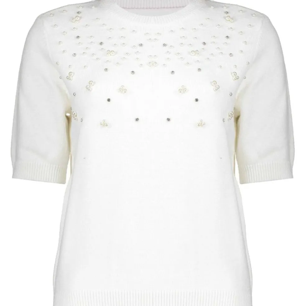 Geisha sweater dames off white