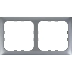Haba C-line 2-voudig afdekraam zilver