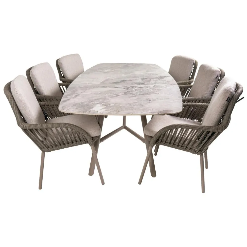 Hartman Benevento Nika 240 x 110 cm tuinset 7-delig
