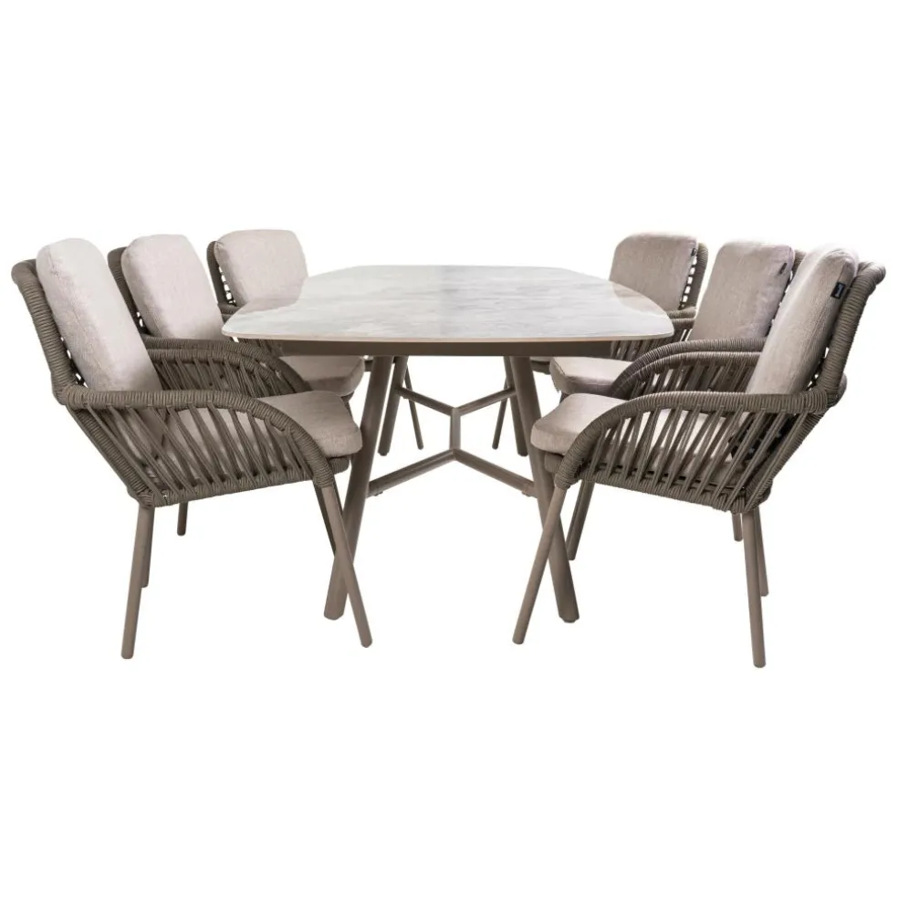 Hartman Benevento Nika 240 x 110 cm tuinset 7-delig
