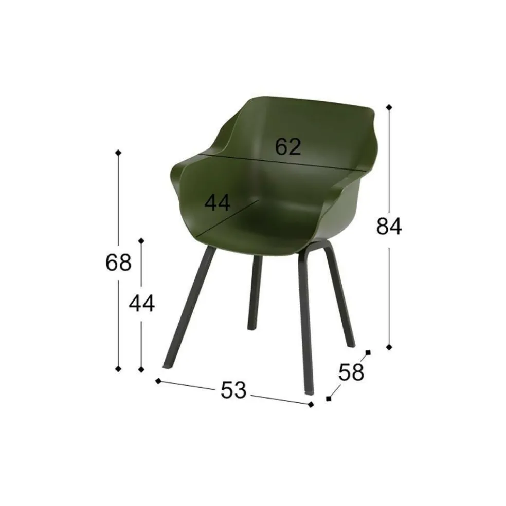 Hartman Sophie Element tuinstoel moss green
