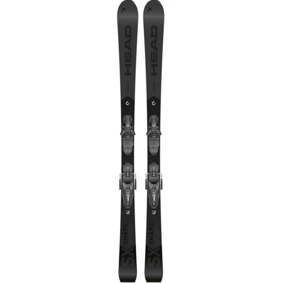 Head Shape SX Black Edition 25 - 26 ski's met PR 11 GW binding