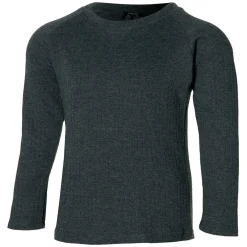 Heatkeeper Basic LS thermoshirt junior antraciet melange