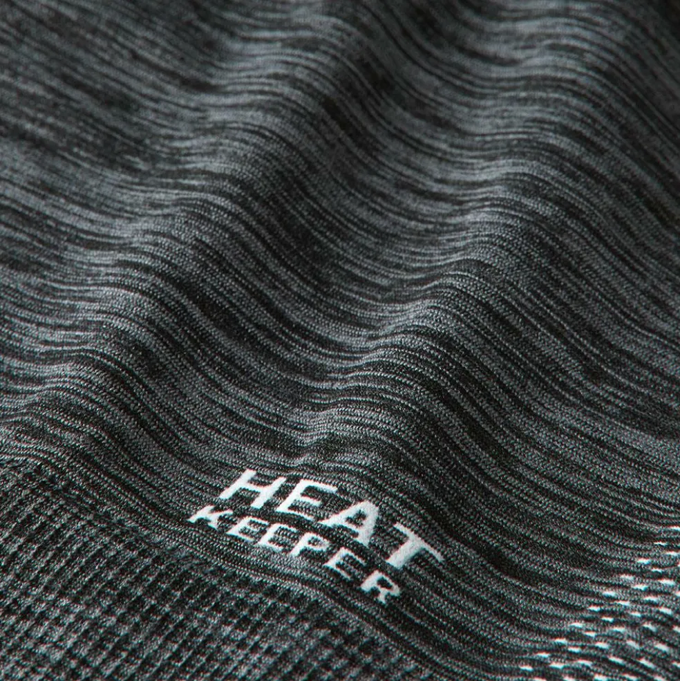Heatkeeper Functional LS thermoshirt dames black melange