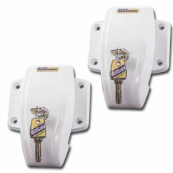HEOSolution HEOSafe Van Security veiligheidsslot wit per 2  stuks