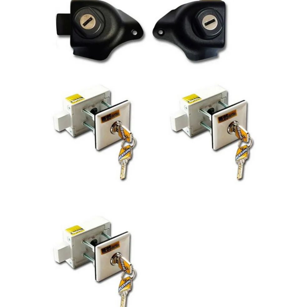 HEOSolution Safetypack Ducato Jumper Boxer vanaf 2022 set cabinesloten en 3 sloten toegangsdeur white