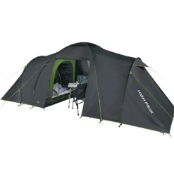 High Peak  Como 6.0 vis-à-vis tent dark grey green