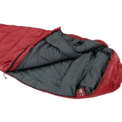 High Peak  Redwood 3 mummy slaapzak dark red grey