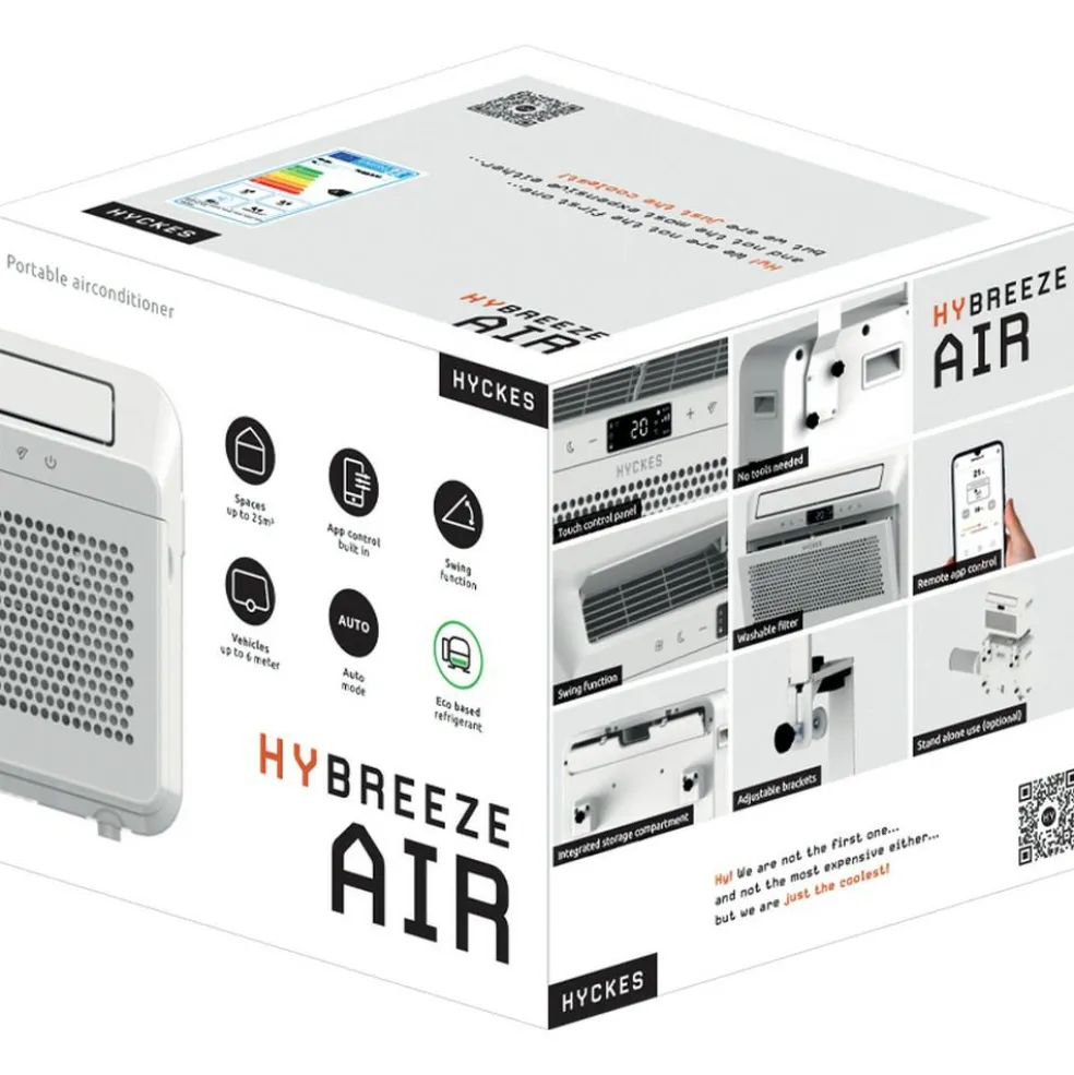 Hyckes HyBreeze Air draagbare split unit airco