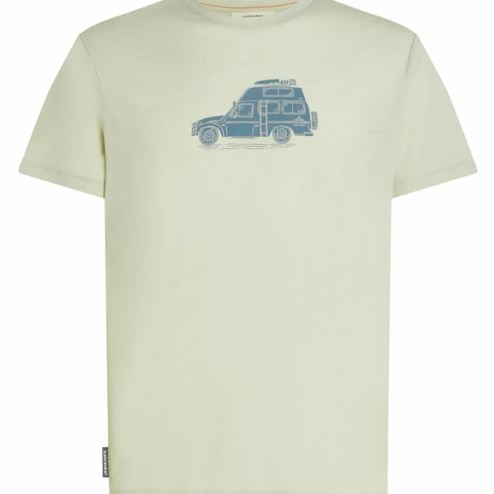 Icebreaker Merino 150 Tech Lite Cosy Camper shirt heren ashen