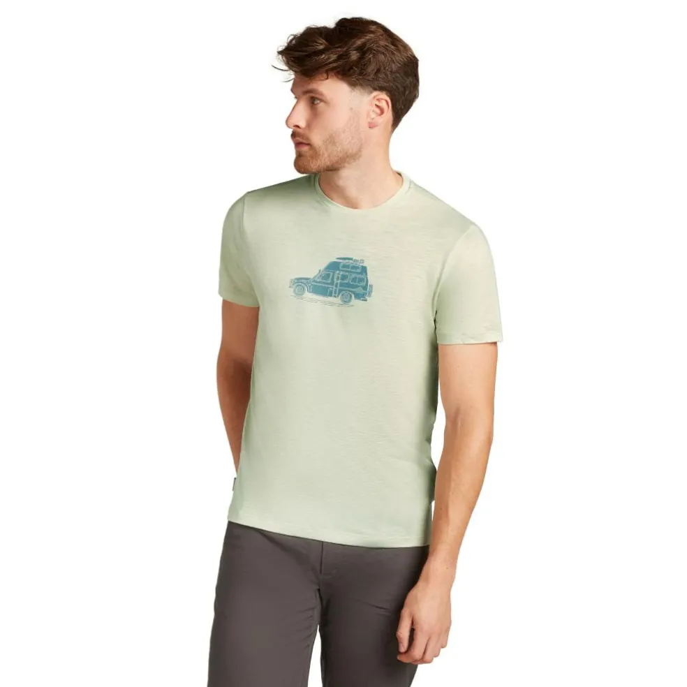 Icebreaker Merino 150 Tech Lite Cosy Camper shirt heren ashen