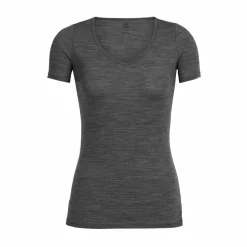 Icebreaker Siren Sweetheart shirt dames gritstone heather