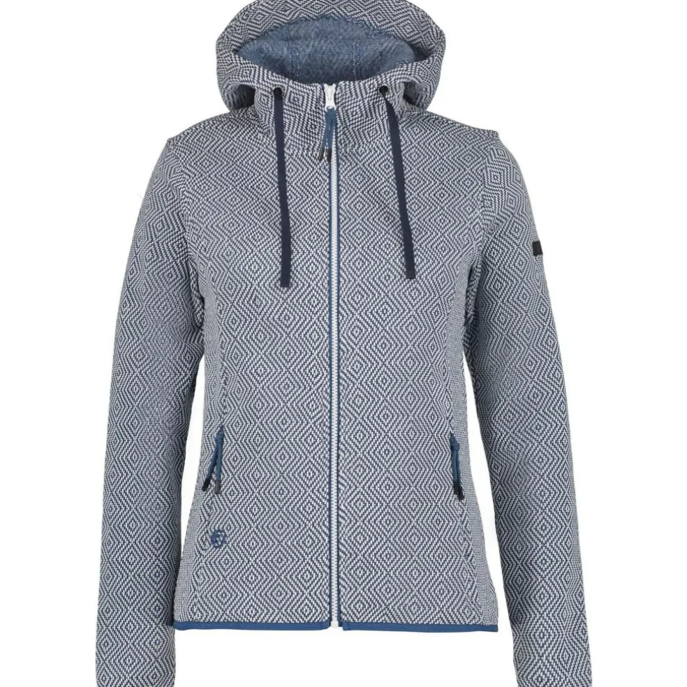 Icepeak Auen fleece vest dames blue