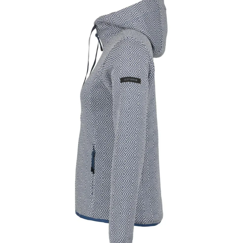 Icepeak Auen fleece vest dames blue
