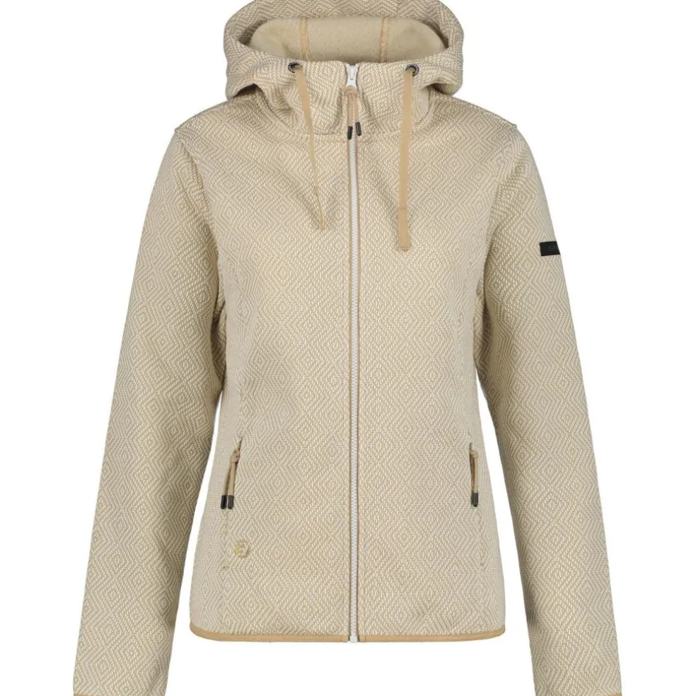 Icepeak Auen fleece vest dames beige