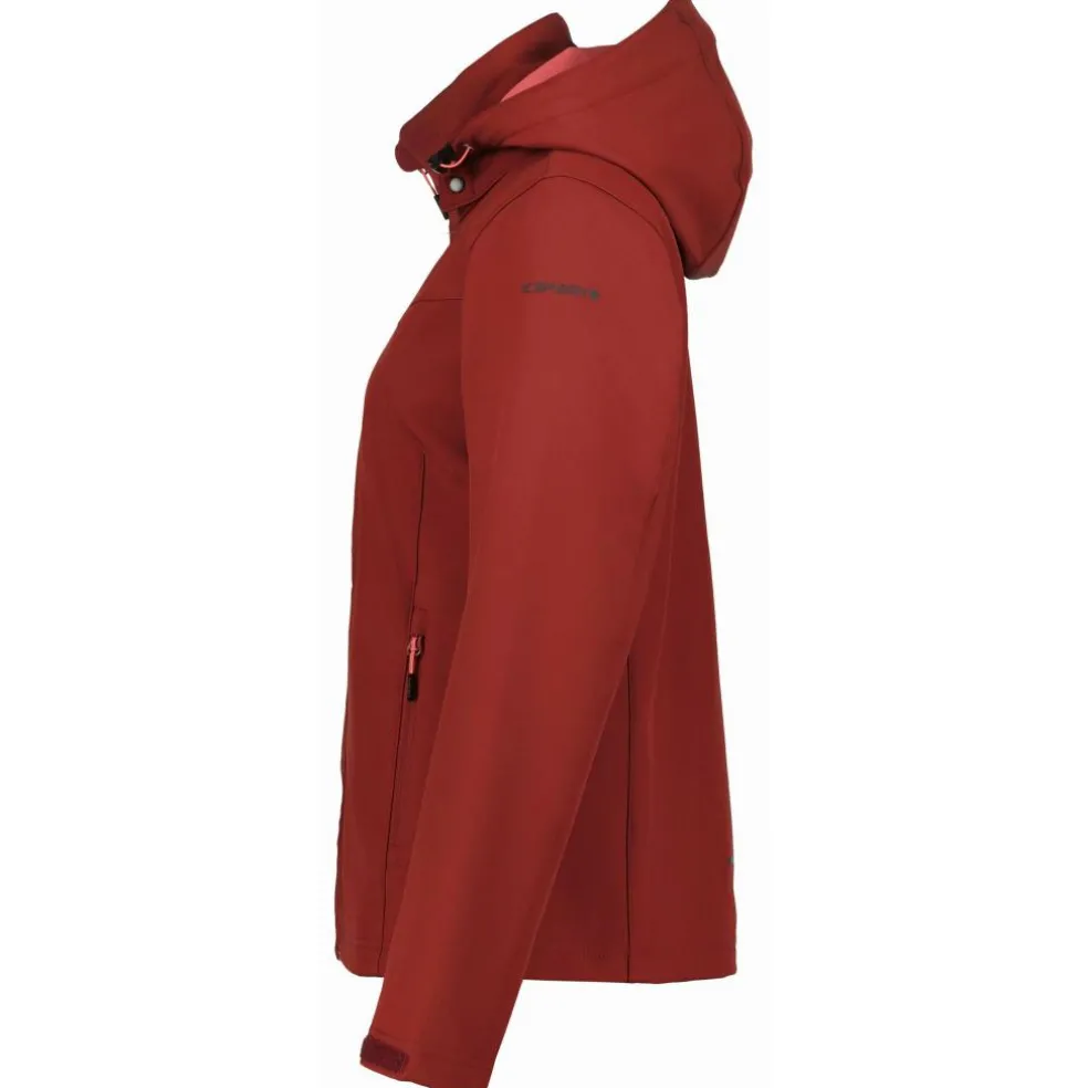 Icepeak Brenham softshell jas dames red