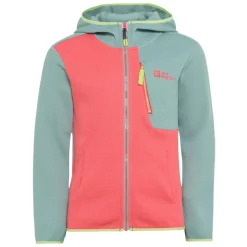 Jack Wolfskin  Actamic Grid fleece vest junior sunset coral