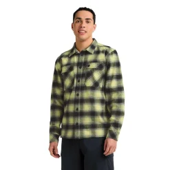 Jack Wolfskin  Baja overhemd heren check lemon ice