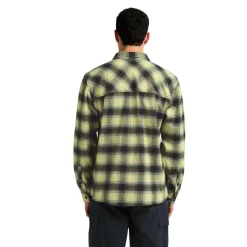 Jack Wolfskin  Baja overhemd heren check lemon ice