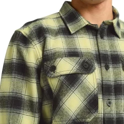 Jack Wolfskin  Baja overhemd heren check lemon ice
