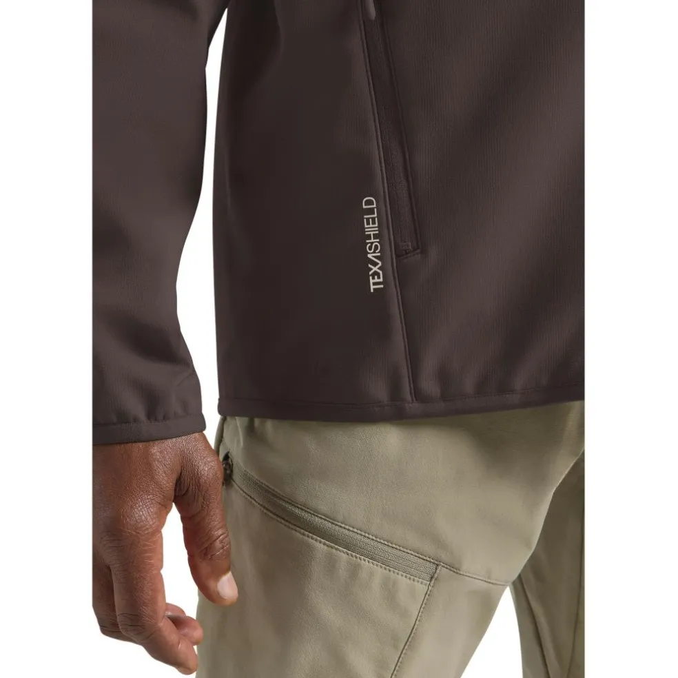 Jack Wolfskin Bornberg Hoody softshell jas heren peat