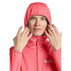 Jack Wolfskin Feldberg softshell jas dames sunset coral