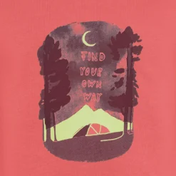 Jack Wolfskin Graphic shirt junior sunset coral