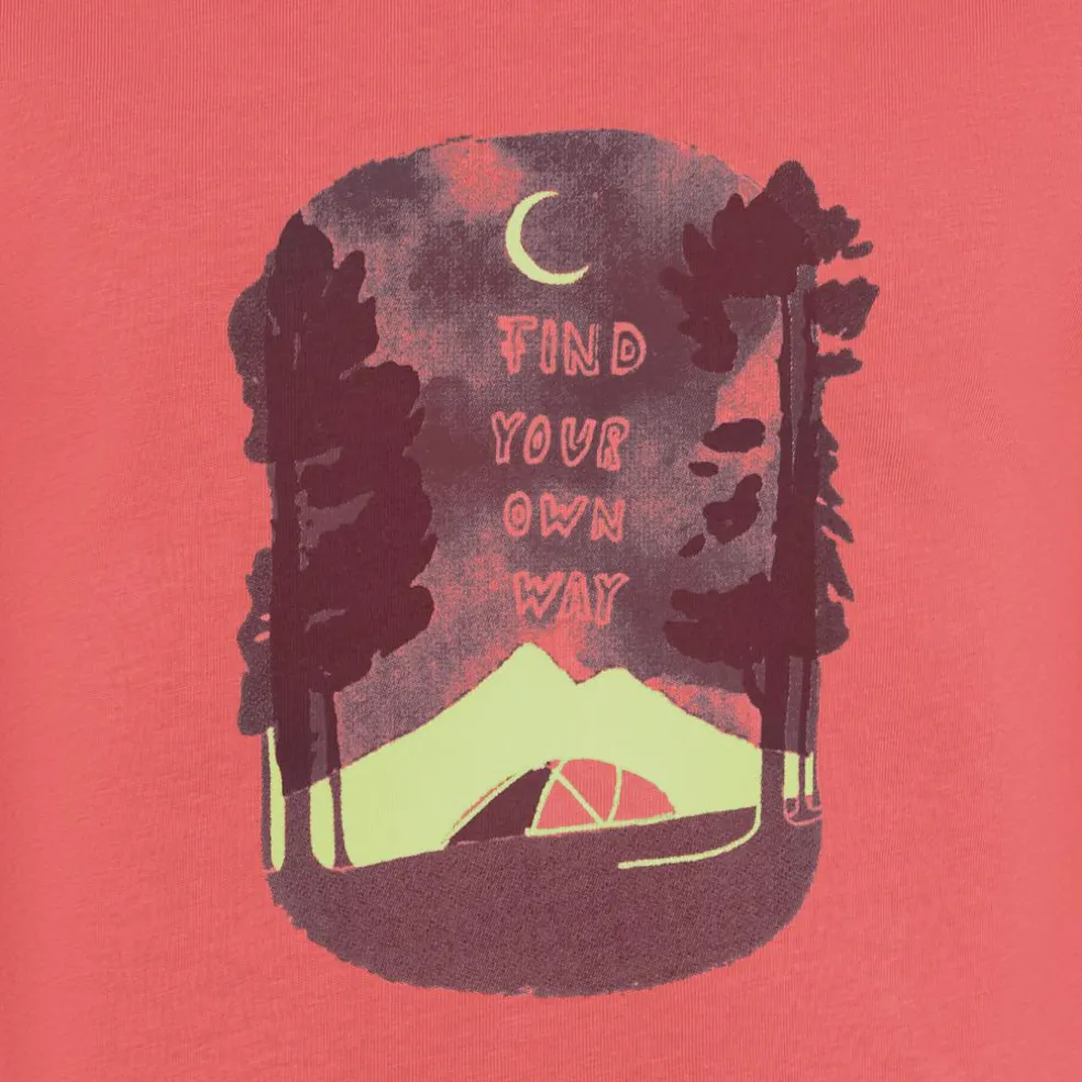 Jack Wolfskin Graphic shirt junior sunset coral