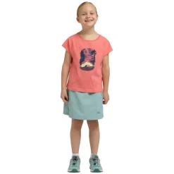 Jack Wolfskin Graphic shirt junior sunset coral