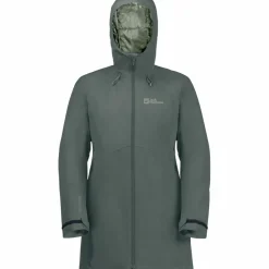 Jack Wolfskin  Heidelstein Insulated parka outdoor jack dames  slate green