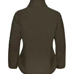 Jack Wolfskin High Curl fleece vest dames obsidian moss