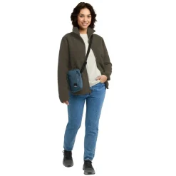Jack Wolfskin High Curl fleece vest dames obsidian moss