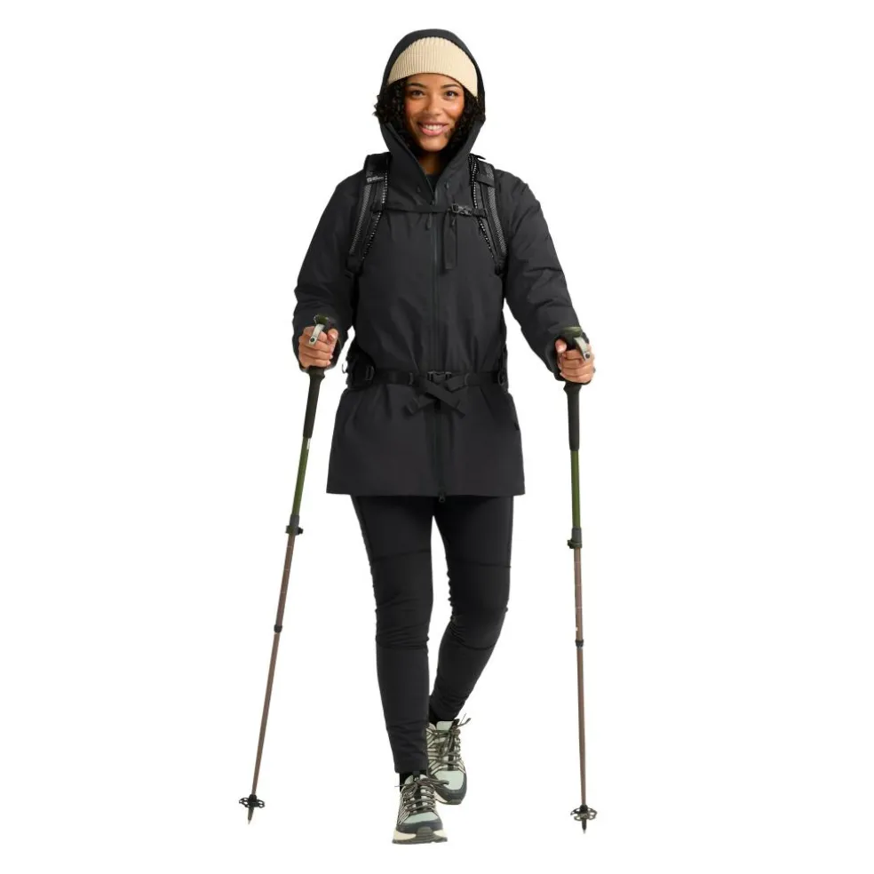 Jack Wolfskin Icecape 2L parka outdoor jack dames black