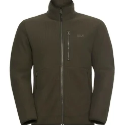 Jack Wolfskin Lake Ridge fleece vest heren obsidian moss