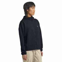 Jack Wolfskin Mogari Hooded fleece vest dames dark navy