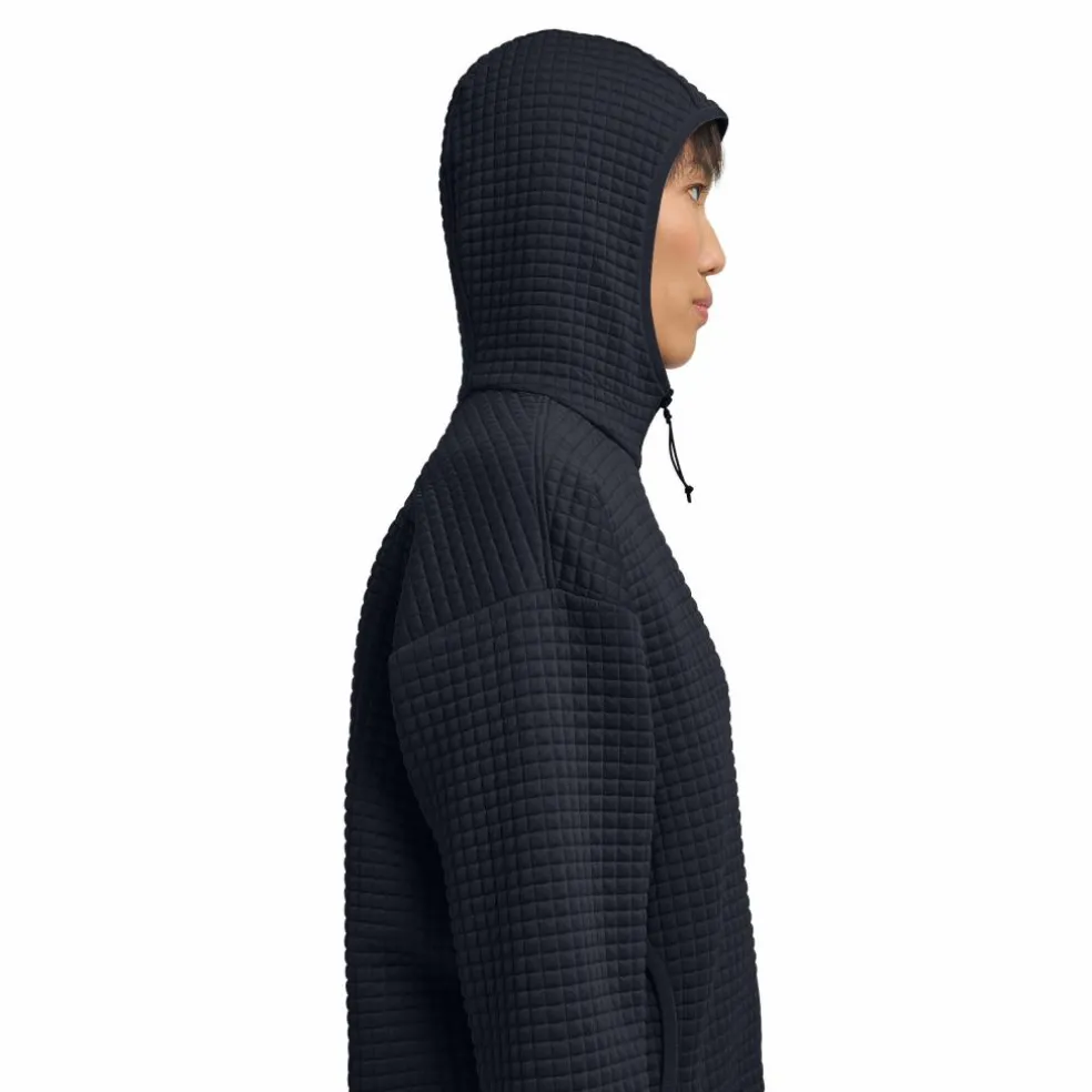 Jack Wolfskin Mogari Hooded fleece vest dames dark navy