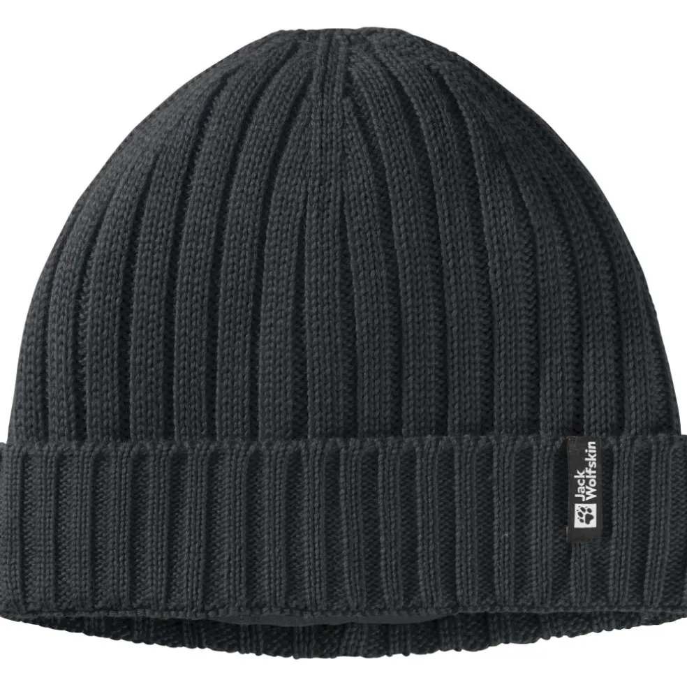 Jack Wolfskin Rib Knit muts black