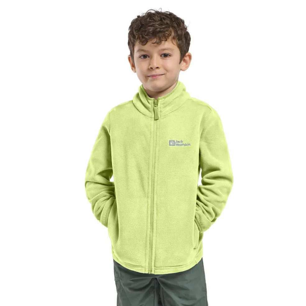 Jack Wolfskin Taunus fleece vest junior cool matcha