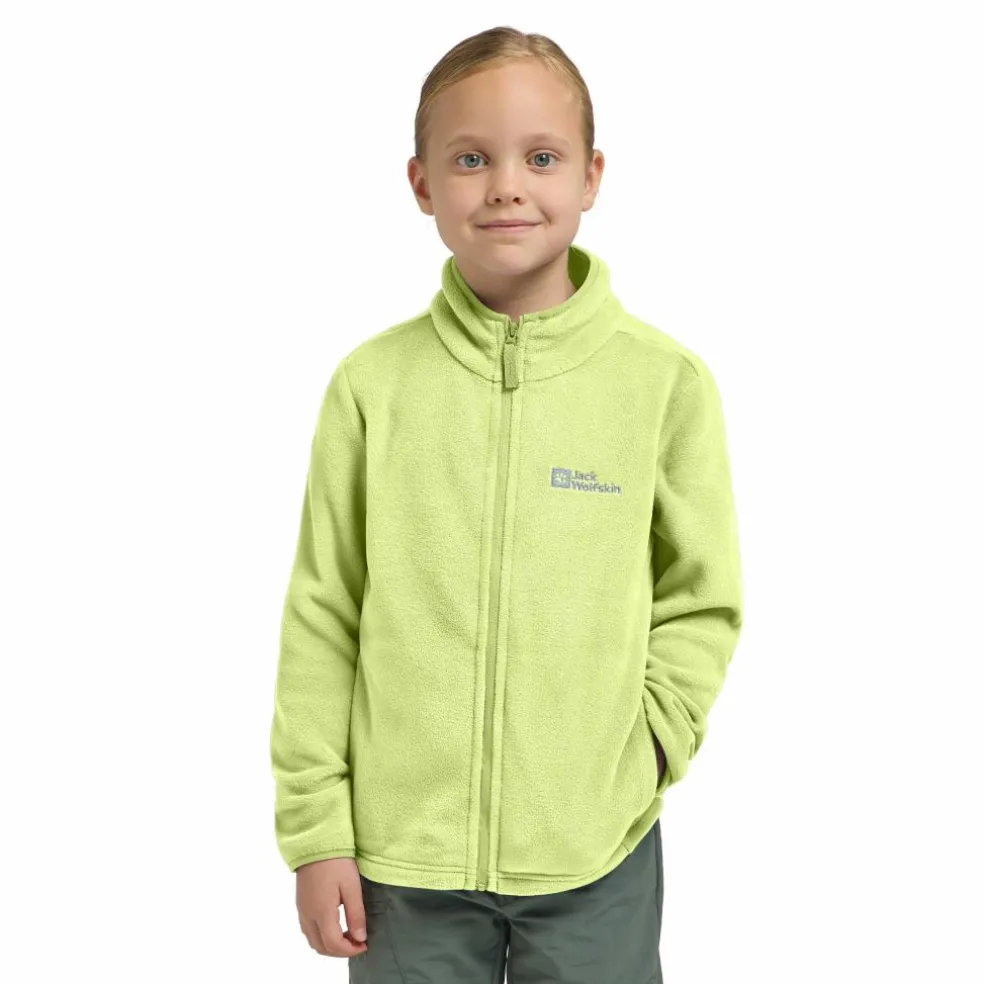 Jack Wolfskin Taunus fleece vest junior cool matcha