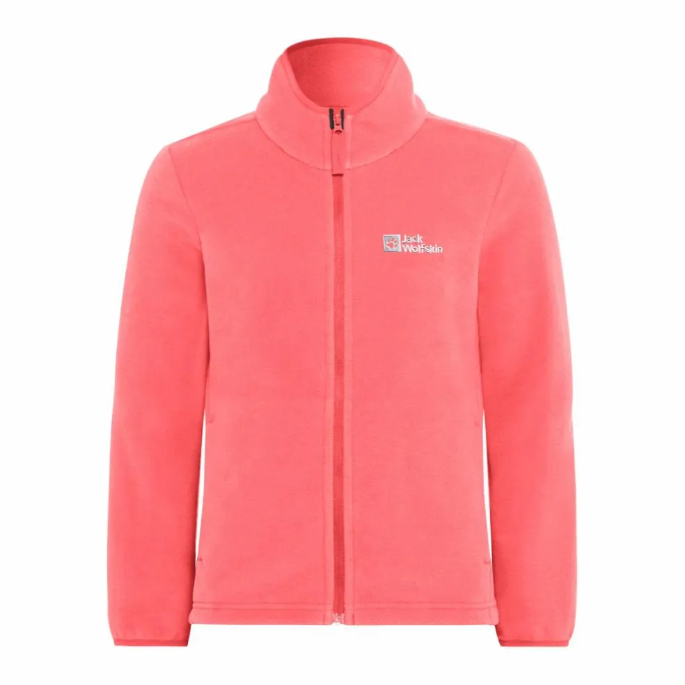 Jack Wolfskin Taunus fleece vest junior sunset coral