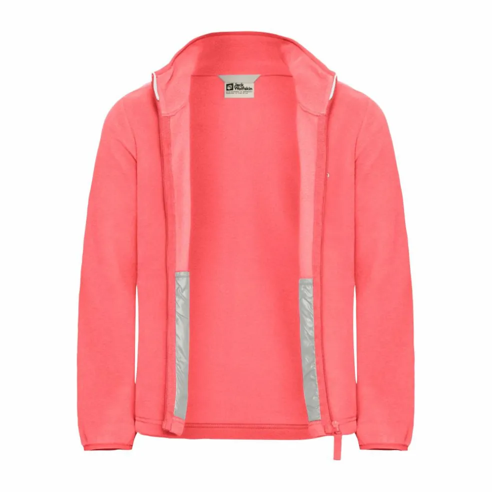 Jack Wolfskin Taunus fleece vest junior sunset coral