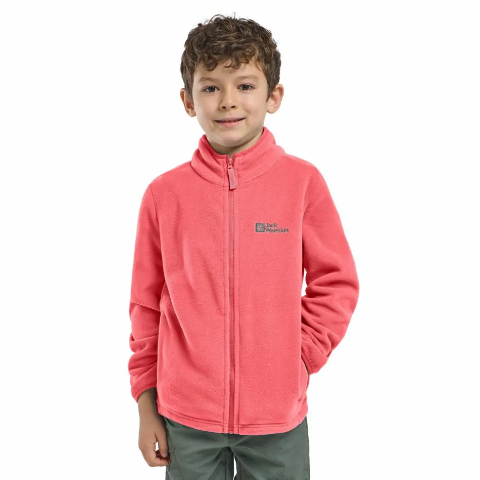 Jack Wolfskin Taunus fleece vest junior sunset coral