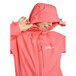 Jack Wolfskin Tempest 2L outdoor jack dames sunset coral
