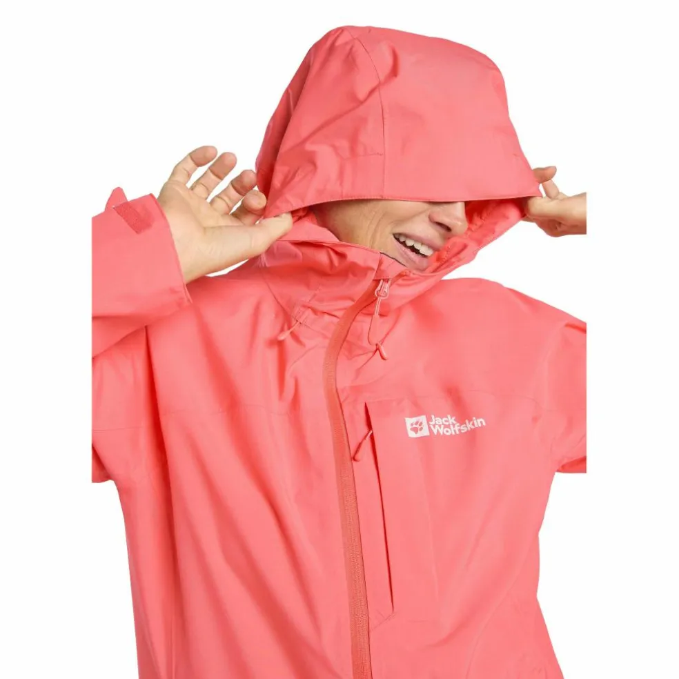 Jack Wolfskin Tempest 2L outdoor jack dames sunset coral