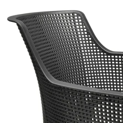 Keter Elisa stapelbare tuinstoel graphite