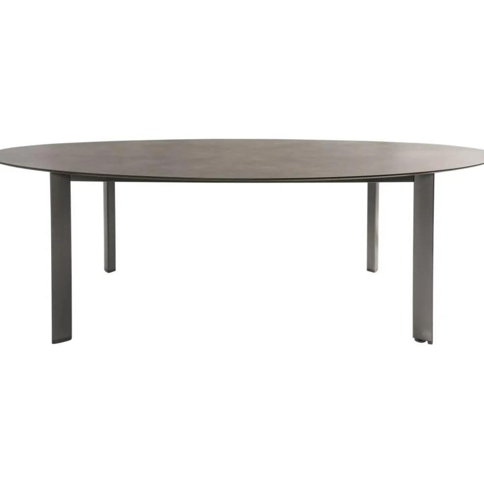 Kettler HPL Edge tuintafel ovaal 240 x 132 antraciet