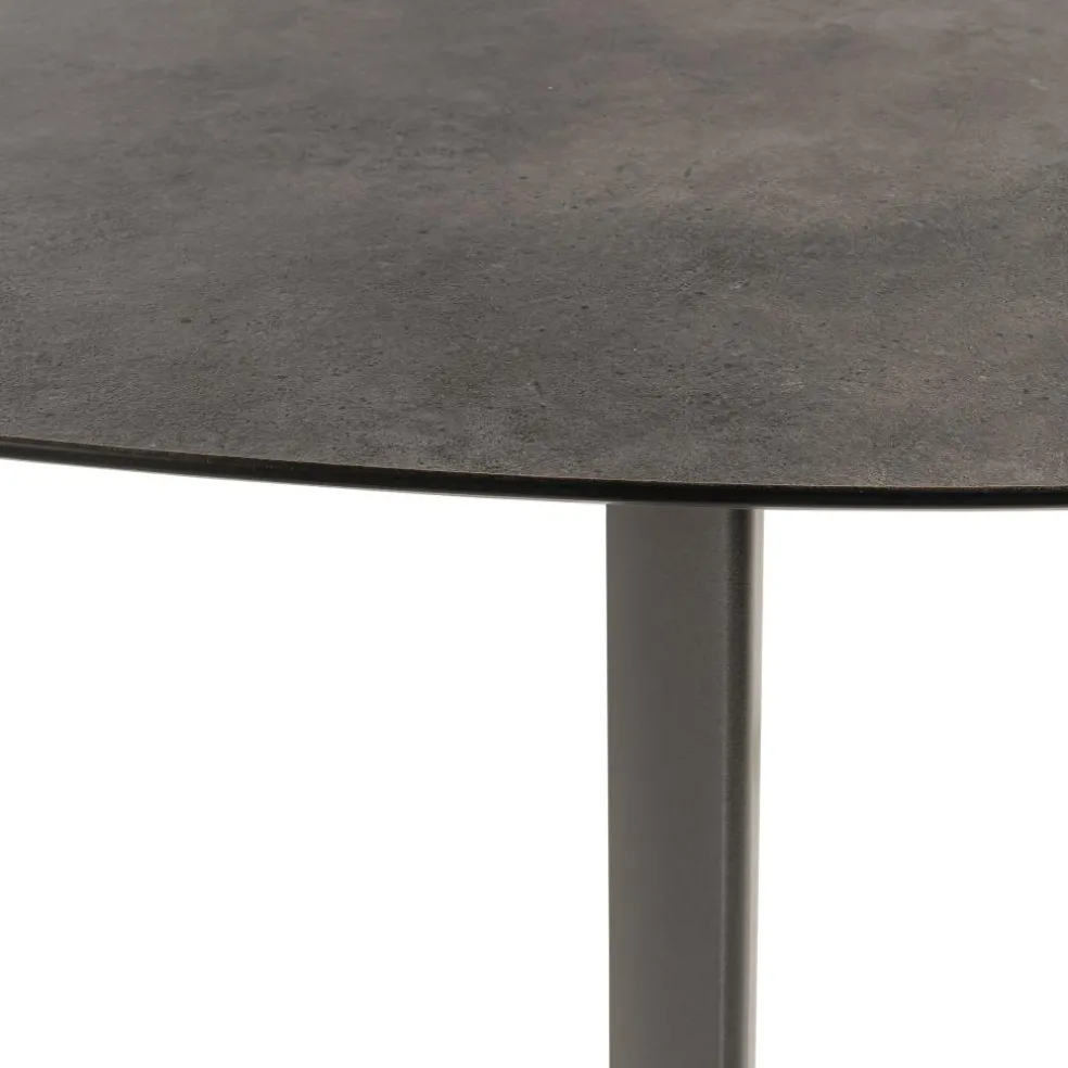 Kettler HPL Edge tuintafel ovaal 240 x 132 antraciet