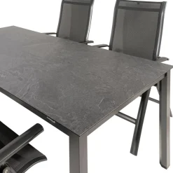 Kettler HPL 180 Legato 4 verstelbaar tuinset jura antraciet