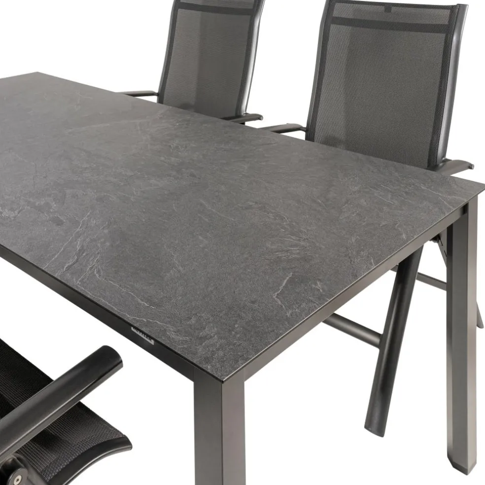 Kettler HPL 180 Legato 4 verstelbaar tuinset jura antraciet