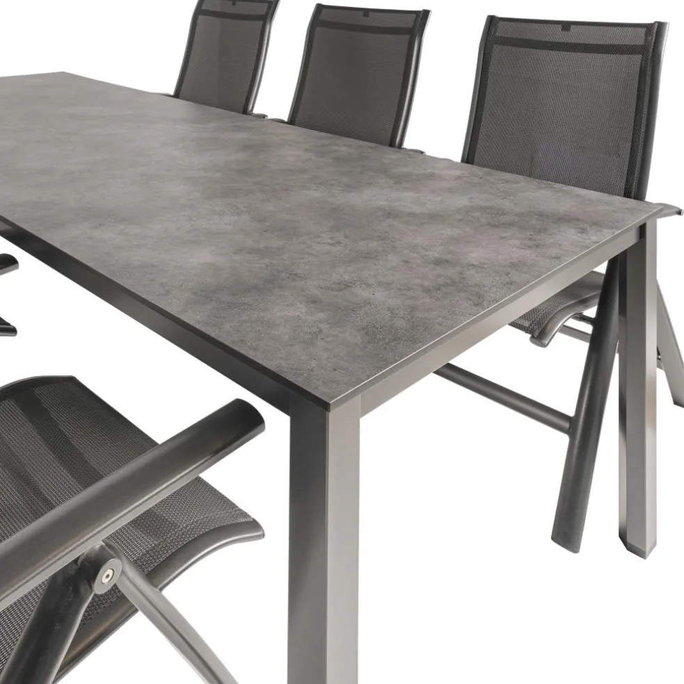 Kettler HPL 220 Legato 6 verstelbaar tuinset antraciet